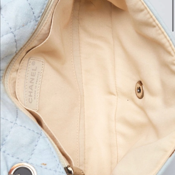 Chanel Baby Blue Quilted Denim and Swarovski Crystal Embroidered Medium Flap Bag - Picture 3 of 13